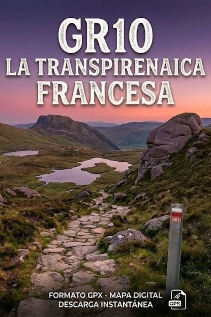 Track GPX GR10 Pirineos Franceses — 47 etapas por la vertiente norte de los Pirineos