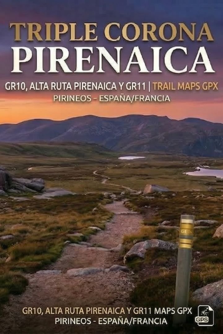 Pack Triple Corona Pirenaica — GPX GR11, GR10 y HRP con todas las variantes